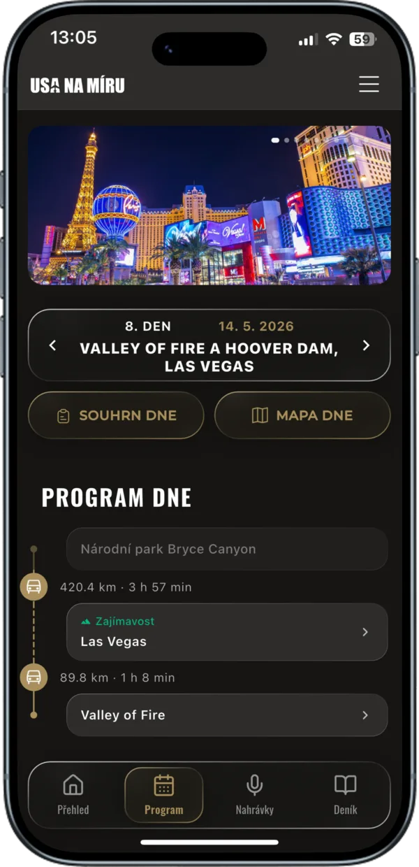 Program dne v aplikaci